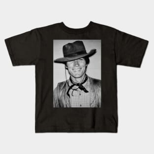 Clint Eastwood smile Kids T-Shirt